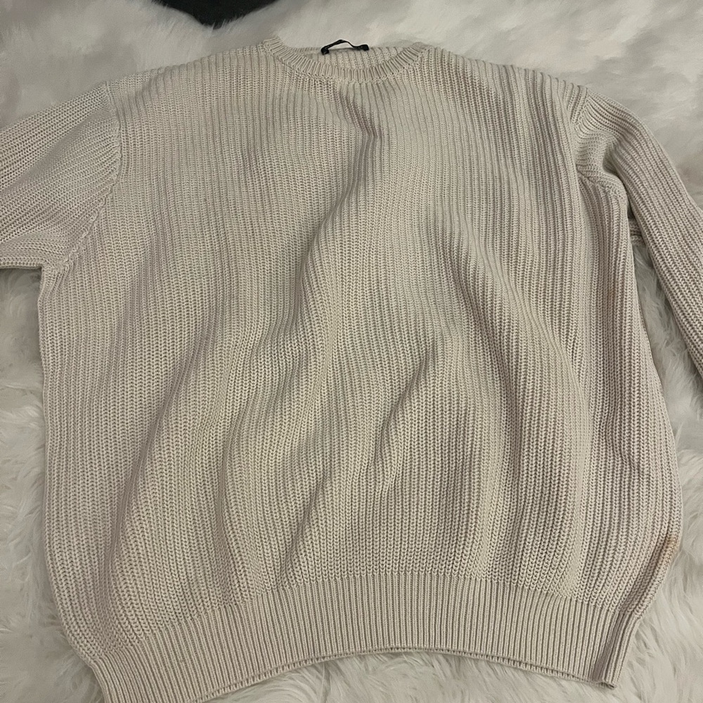 Brandy Melville Off-White Knit Sweater